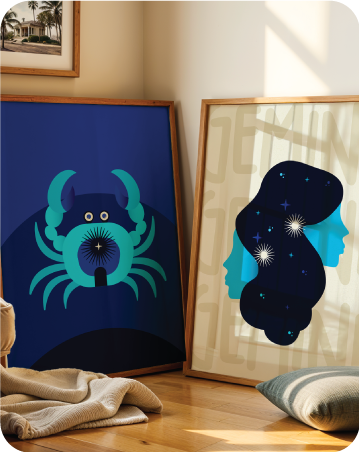 Zodiac sign illustration